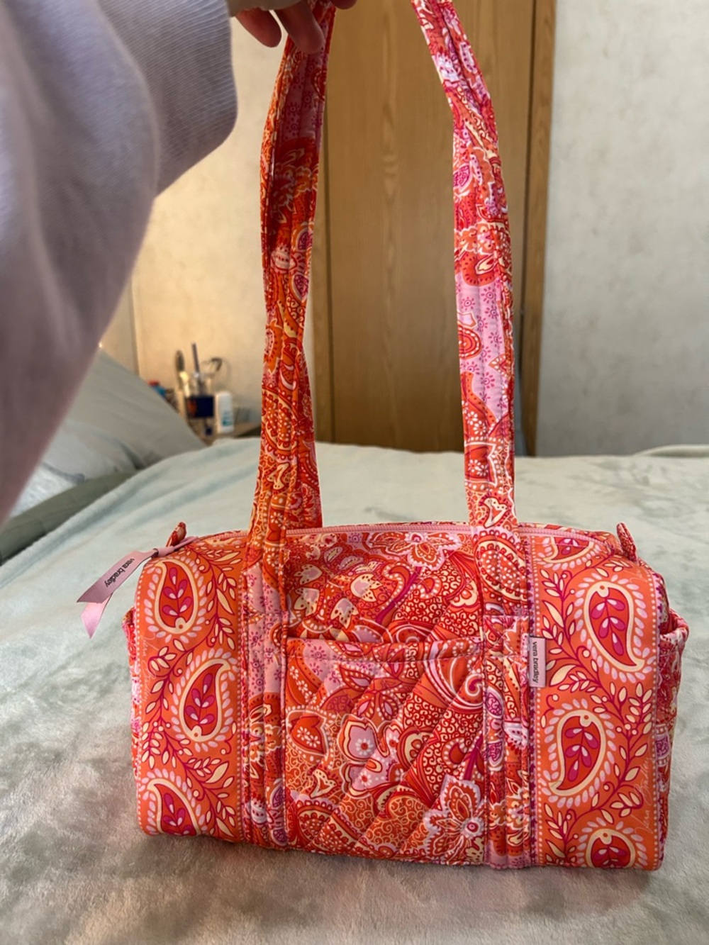 Vera Bradley Original 100 Handbag- Sherbert